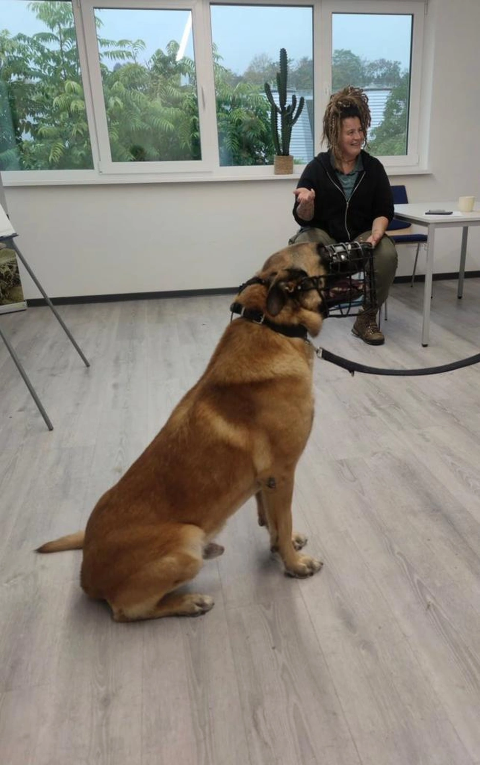 Ein Mann mit einem Hund von FellFibel